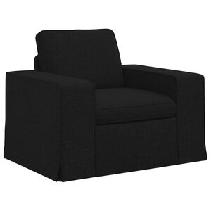 vidaXL Sofa Crna 103 x 80 x 82 cm tkanina