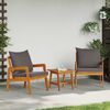 vidaXL Bistro set 3 pcs Smeđa 59.5 x 65 x 72 cm Čvrsto drvo akacije