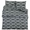 vidaXL Set posteljine za poplun sivi 135 x 200 cm pamučni