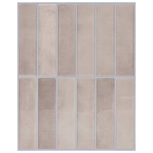 vidaXL Pravougaona keramika 20 pcs Bež kava 29 x 23 x 0,08 cm