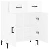 vidaXL Komoda sjajna bijela 69,5x34x90 cm od konstruiranog drva