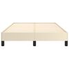 vidaXL Okvir kreveta bez madraca krem 120x190 cm umjetne kože