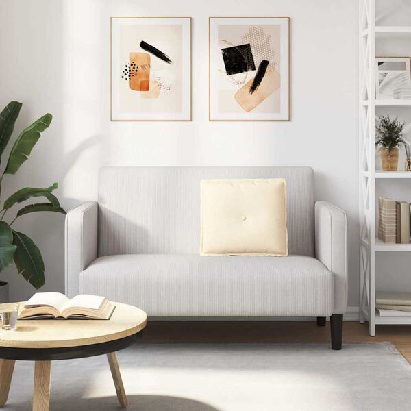 vidaXL Jastuk za leđa Krema 50 x 45 cm Kordura tekstil