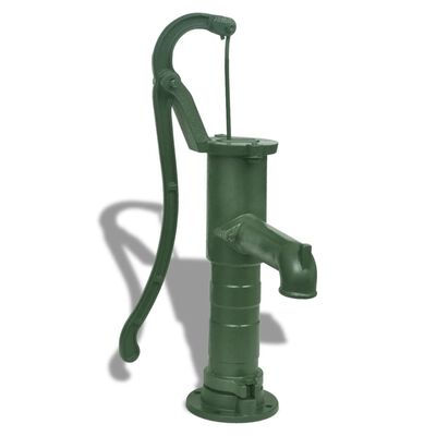 vidaXL Vrtna Pumpa za Vodu s Postoljem od Lijevanog Željeza