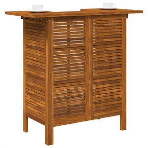 vidaXL Barski stol od masivnog bagremovog drva 110 x 50 x 105 cm