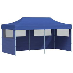 vidaXL Sklopivi Pop-up &scaron;ator za zabave plavi 3 x 6 m