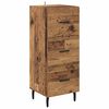 vidaXL Highboard Staro drvo 34,5 x 34 x 180 cm Konstruirano drvo