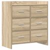 vidaXL Kreveta Hrast sonoma 75 x 33 x 80 cm Konstruirano drvo