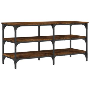 vidaXL Klupa za cipele boja hrasta 100x38,5x49 cm konstruirano drvo