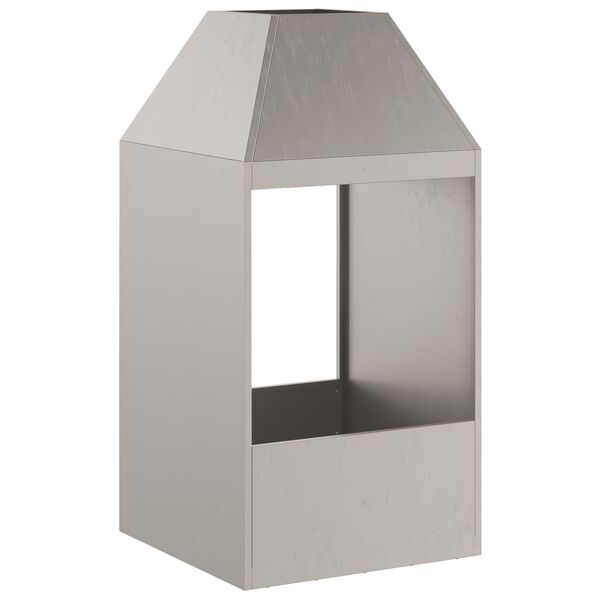 vidaXL Kamin Smeđa 50 x 50 x 100 cm Čelik