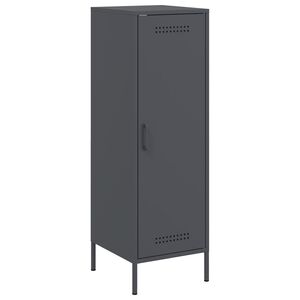 vidaXL Visoka komoda antracit 36 x 39 x 113 cm čelična