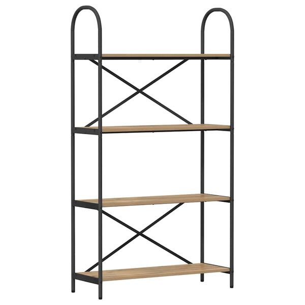 vidaXL Polica Umjetnički hrast 80 x 30 x 146 cm Konstruirano drvo