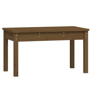 vidaXL Vrtna klupa boja meda 80x44x45 cm od masivne borovine