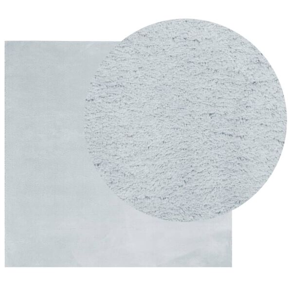 vidaXL Tepih HUARTE kratkih vlakana mekani i perivi plavi 200x200 cm