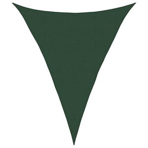 vidaXL Jedro za za&scaron;titu od sunca 160 g/m&sup2; tamnozeleno 5x7x7 m HDPE