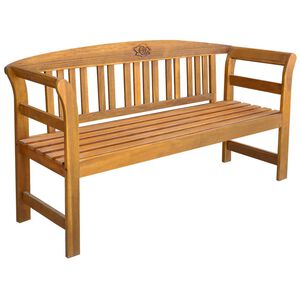 vidaXL Vrtna klupa 157 cm od masivnog bagremovog drva