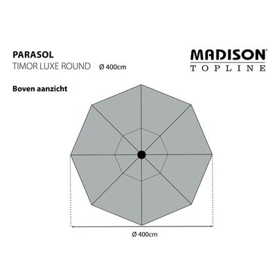 Madison auncobran Timor Luxe 400 cm sivi PAC8P014