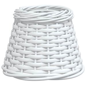vidaXL Sjenilo za stropnu svjetiljku bijelo &Oslash; 15 x 12 cm od pruća