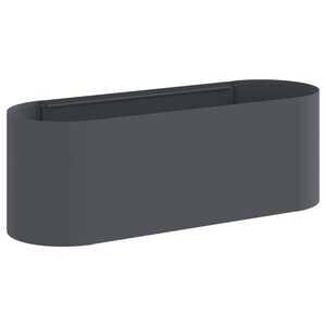 vidaXL Povi&scaron;eni vrtni krevet Antracit 120 x 40 x 40 cm
