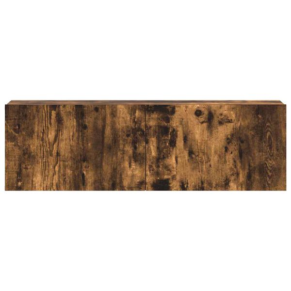 vidaXL 3-dijelni set TV ormarića boja dimljenog hrasta drveni