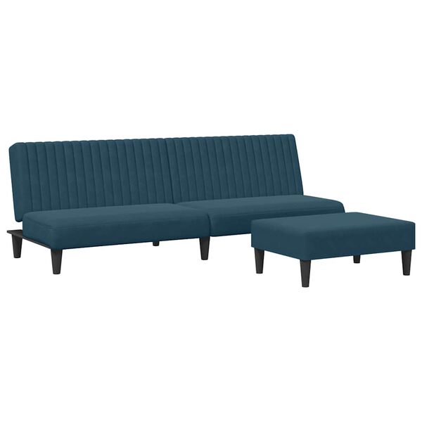 vidaXL 2-dijelni set sofa žuti bar&scaron;unasti