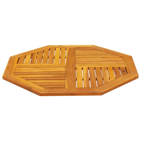 vidaXL Stolna ploča 90x90x2,2 cm osmerokutna od masivnog drva bagrema