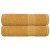 vidaXL Ručnici za kupanje FROGN 2 kom zlatni 100x150 cm 360 g/m&sup2;