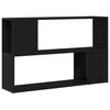 vidaXL Set TV komoda 100 x 24 x 63 cm Crna Konstruirano drvo