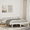 vidaXL Dugi okvir kreveta bez madraca bijeli 160 x 210 cm od borovine
