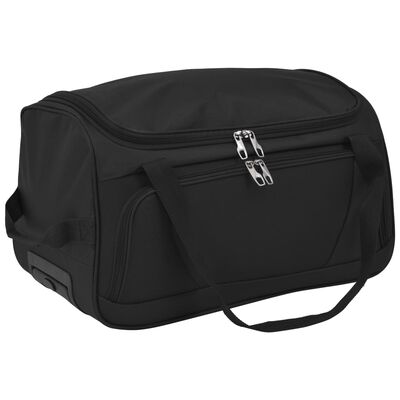 vidaXL 3-dijelni set prtljage crni
