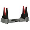 vidaXL Naslon za pucanje Podesivo Siva 46 x 14 x 19,5 cm Plastika