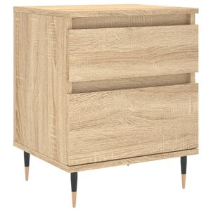 vidaXL Noćni ormarić boja hrasta sonome 40x35x50 cm konstruirano drvo