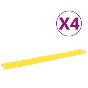 vidaXL Rampe za za&scaron;titu kabela 4 kom 98,5 cm žute