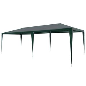 vidaXL &Scaron;ator za zabave 3 x 6 m PE zeleni