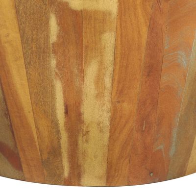vidaXL Stolić za kavu Ø 65 x 31 cm od masivnog obnovljenog drva