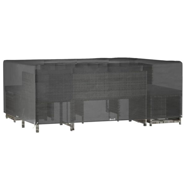 vidaXL Navlaka za vrtni namje&scaron;taj sa 16 u&scaron;ica 300x250x90 cm pravokutna