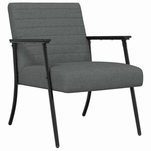 vidaXL fotelja Tamno siva 59 x 75 x 78 cm tkanina