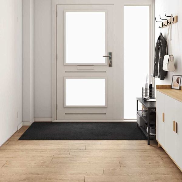 vidaXL Tepih trkač Crna 100 x 200 cm 100% Polipropilen Tuft