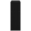 vidaXL Polica za knjige Crni hrast 100 x 33 x 94,5 cm