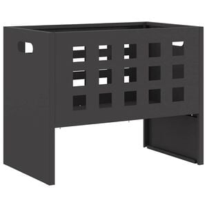 vidaXL Vatra zdjela Crna 50 x 30 x 40 cm Čelik