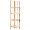 vidaXL Kutne police od cedrovine 27 x 27 x 110 cm