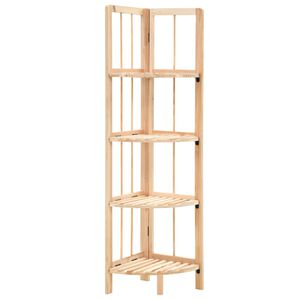 vidaXL Kutne police od cedrovine 27 x 27 x 110 cm