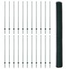 vidaXL Ograda s postovima Zelena 1,6 x 50 m Čelik i PVC