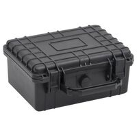 vidaXL Prijenosni kovčeg crni 24 x 19 x 11 cm od PP-a