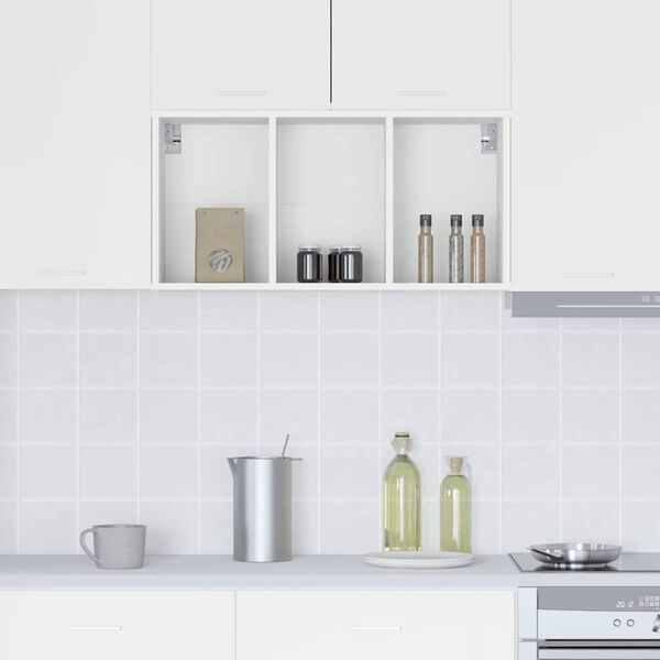 vidaXL Viseći ormarić Bijelo 40 x 29,5 x 80 cm Konstruirano drvo