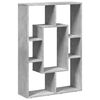 vidaXL Regal za knjige boja betona 63x20x90 cm konstruirano drvo