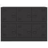 vidaXL Komoda crna 99 x 39 x 73 cm čelična