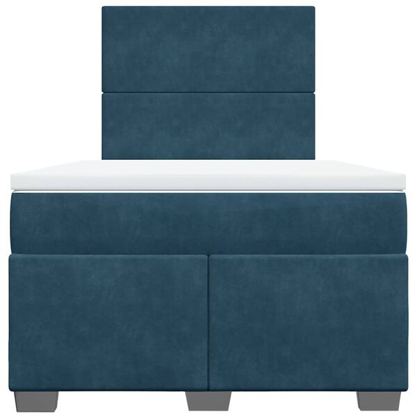 vidaXL Krevet s oprugama i madracem plavi 120 x 190 cm bar&scaron;un