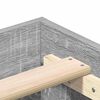 vidaXL Krevetna konstrukcija Siva Sonoma 203 x 93 x 25 cm