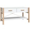 vidaXL Stolić za kavu bijeli 82 x 48 x 45 cm od konstruiranog drva